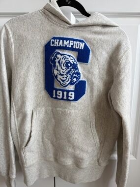 Champion x Todd Snyder Heather Gray Hoodie Sweatshirt - Small